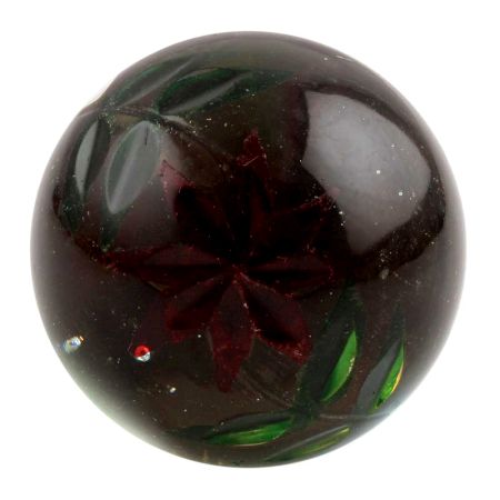 Green And Red Star Cut Glass Drawer Knob Online